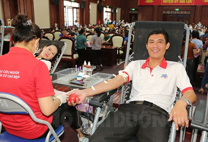 Gia Lộc thu nhận 328 đơn vị máu